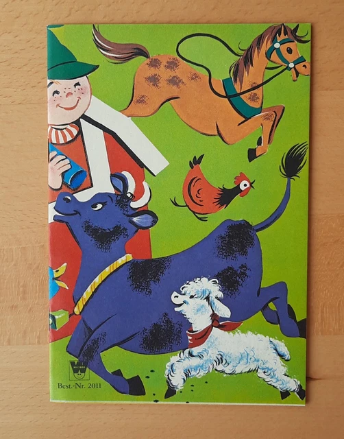 Tiere vom Bauernhof - Malbuch - Withman-Verlag - DIN A 5 - wie neu
