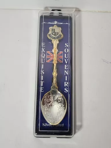 Great Britain Exquisite EPNS Vintage SILVER Plated Souvenir 3.5" Spoon - New🇬🇧