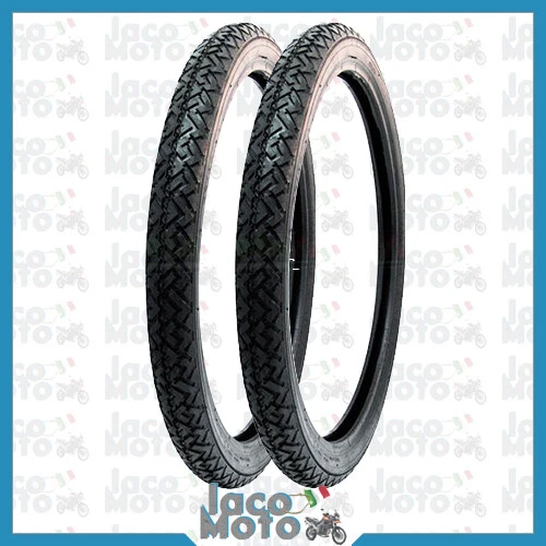 2 COPERTONI + 2 CAMERE D'ARIA 2 - 1/2 - 16 PER CICLOMOTORE PIAGGIO SI 50