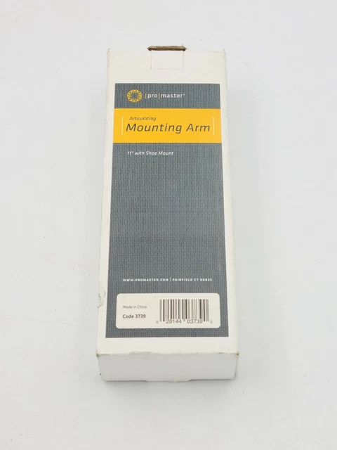 Brazo de montaje articulado Promaster 11"" con montaje en zapato