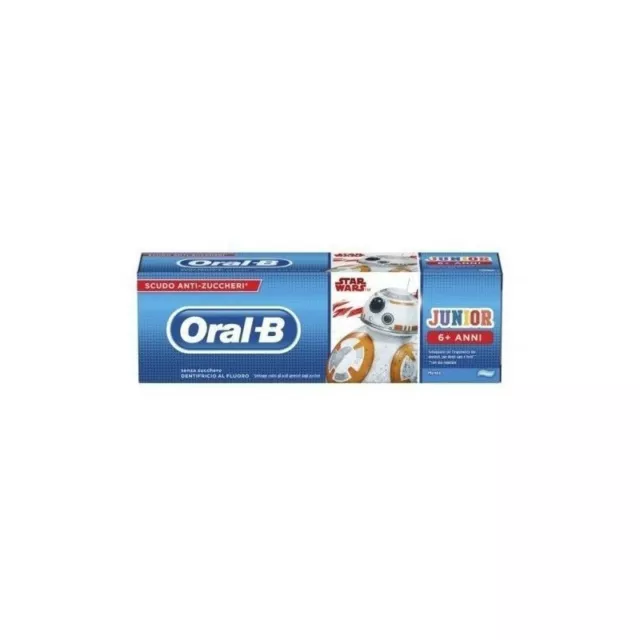 ORAL-B junior - 6+ years kid disney star wars toothpaste 75 ml