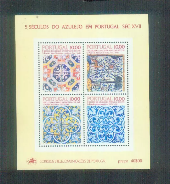 Sauberer Briefmarken aus Portugal, MI Bl. 38 von 1982, postfrisch