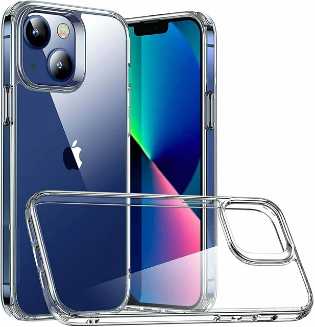 Case For iPhone 15 14 Pro Max Plus 13 11 12 XR 7 Clear Shockproof Cover Silicone