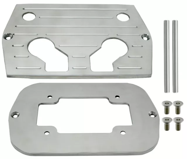 Optima Polished Billet Aluminum Battery Relocation, Tray, Hold Down Group 37/78