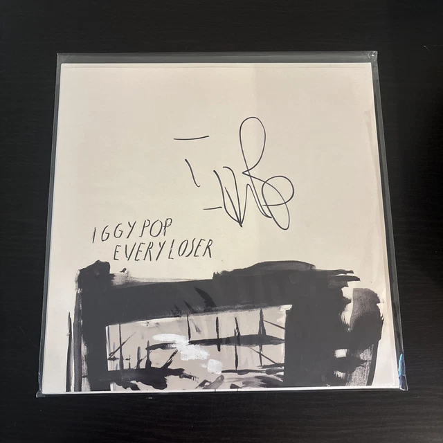 IGGY POP SIGNED Every Loser Folded Poster +Sealed Every Loser Cd