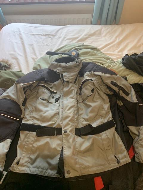 MENS YOUTH unisex motorcycle jacket fabric Large 45.00