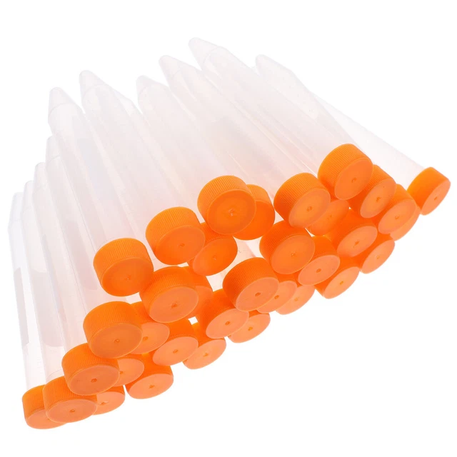 50 Pcs Test Tubes Centrifuge Tube Candy Containers Glass