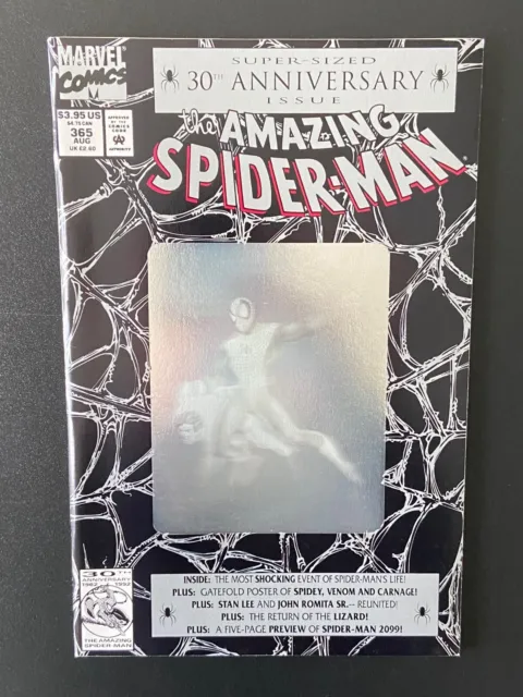MARVEL COMICS: THE AMAZING SPIDER-MAN #365 (1992) 30th ANNIVERSARY HOLO COVER