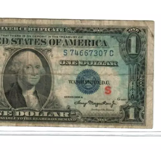 $1 (S)  "Test Note" (Special Paper) 1935-A $1 "Test Note" (S) Rare Note!!!!!!!!!