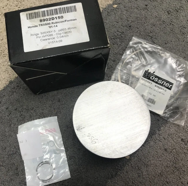 New Wossner TRX 500 Rubicon Forman 01-14 Piston Kit 93.46mm