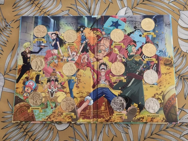 COLLECTION COMPLÈTE PIÈCE Monnaie De Paris One Piece Mini Médaille 2024