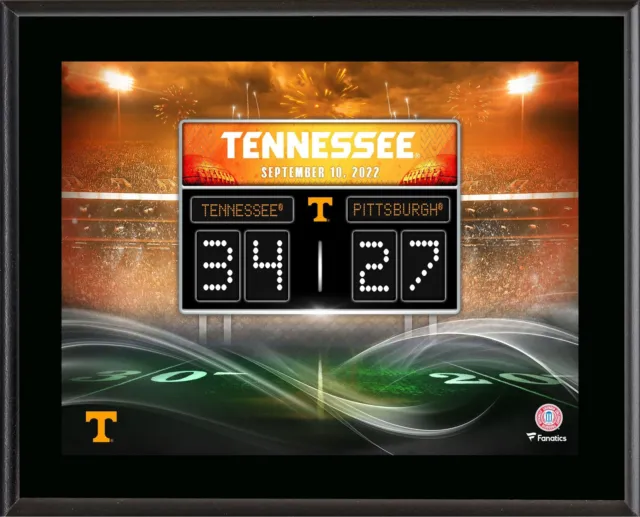 Tennessee Volunteers 10.5x13 2022 Win vs Pittsburgh Panthers Plaque