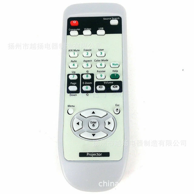 Remote Control for Epson Projector EMP820 EB-270 EB-280 D290 S5 S7 X7