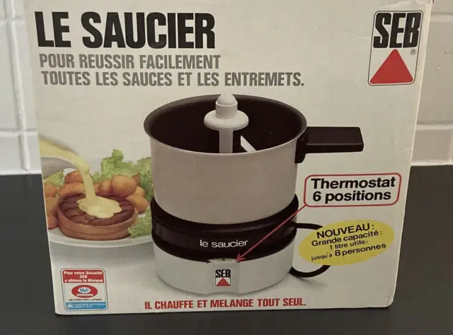 Tefal Le Saucier Automatic Sauce & Dessert Maker Self Stirring Hot Plate 0.75 L