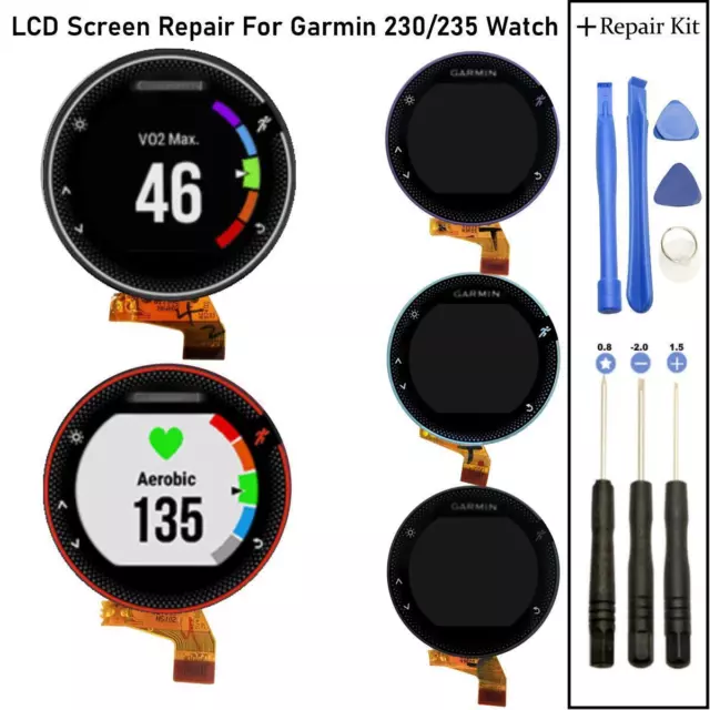 For Garmin Forerunner 235/230 Watch LCD Display Screen Assy Repair Replacement