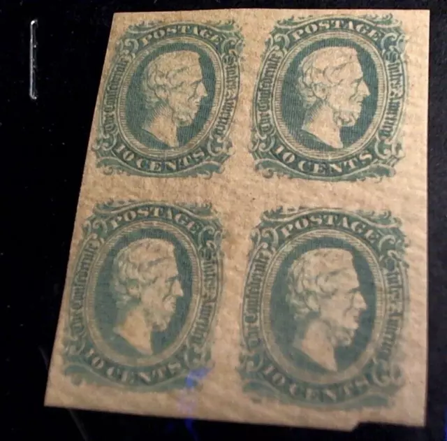 Scott CSA11 10¢ Blue, Block of 4, Unused, Mint, Free Shipping