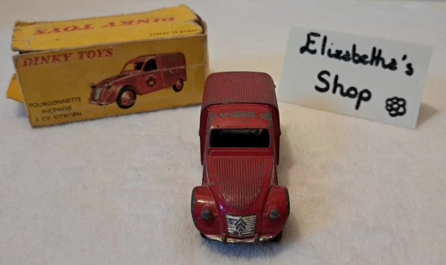DINKY TOYS CITROEN 2CV 25 D POMPIERS DE PARIS 1/43 (Gebraucht) in Les