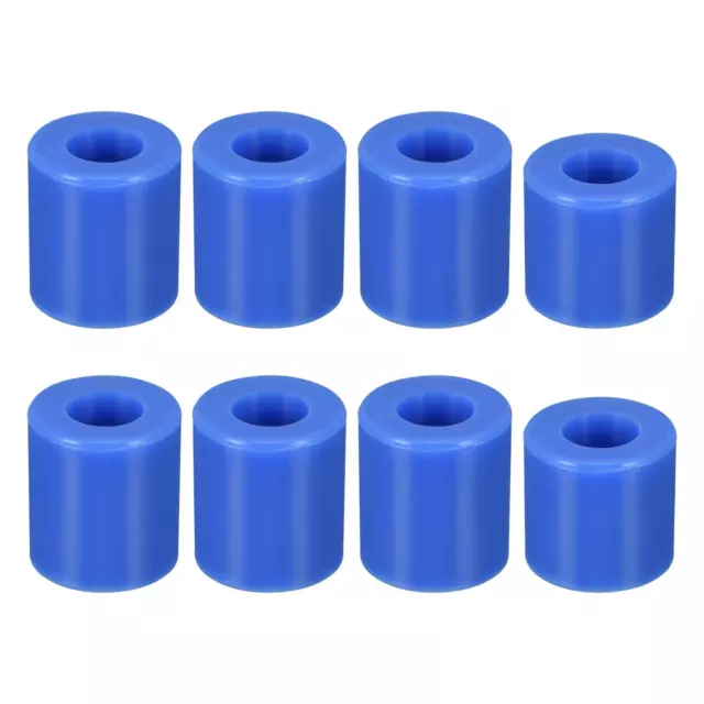 16mm/18mm Impresora 3D Calor Cama Piezas, Silicona Soportes Cama, Azul 2 Set