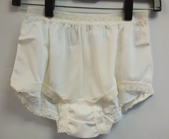6Pc Biggest Underwear Granny panties Soft Silky Nylon Woman Briefs Waist  44-48
