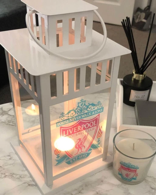 Personalised Football Team Graveside Memorial Lantern Personalised