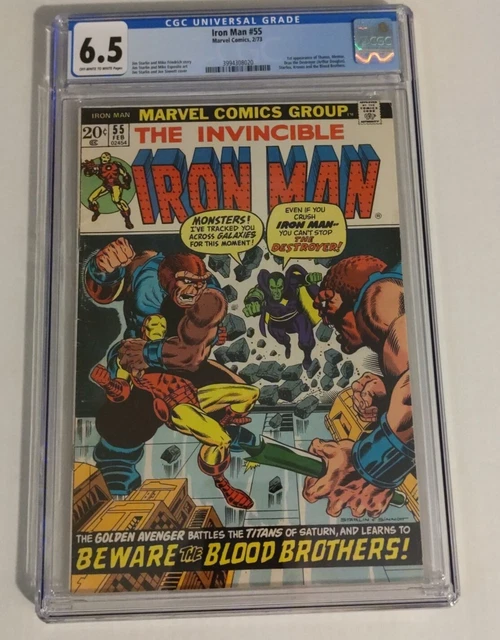 Iron Man #55 CGC 6.5 1st Thanos