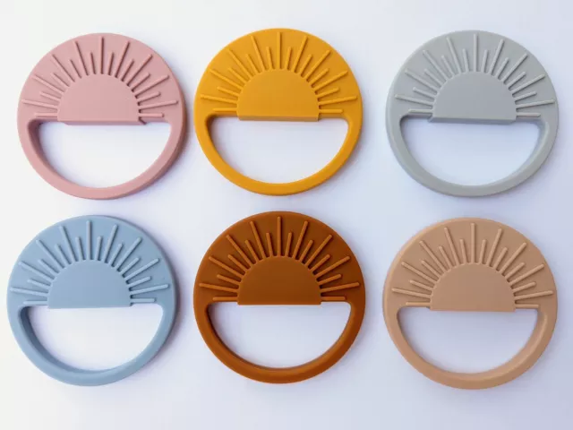 12x BPA Free Silicone Sun Teether