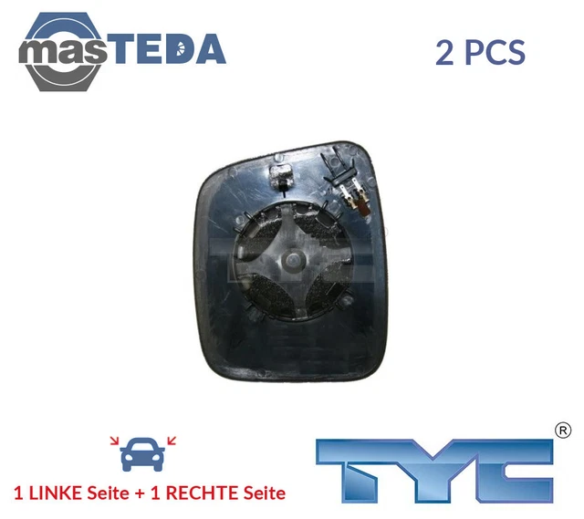309-0092-1 AUßENSPIEGEL SPIEGELGLAS PAAR TYC 2PCS NEU OE QUALITÄT