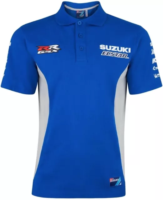 POLO Suzuki Ecstar Team Bike MotoGP Superbike Moto GP NEW! Poloshirt