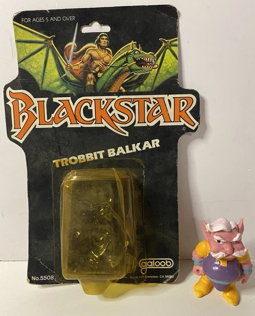 Figurine Blackstar Balkar Loose - Galoob Trobbit 1984 - Vintage