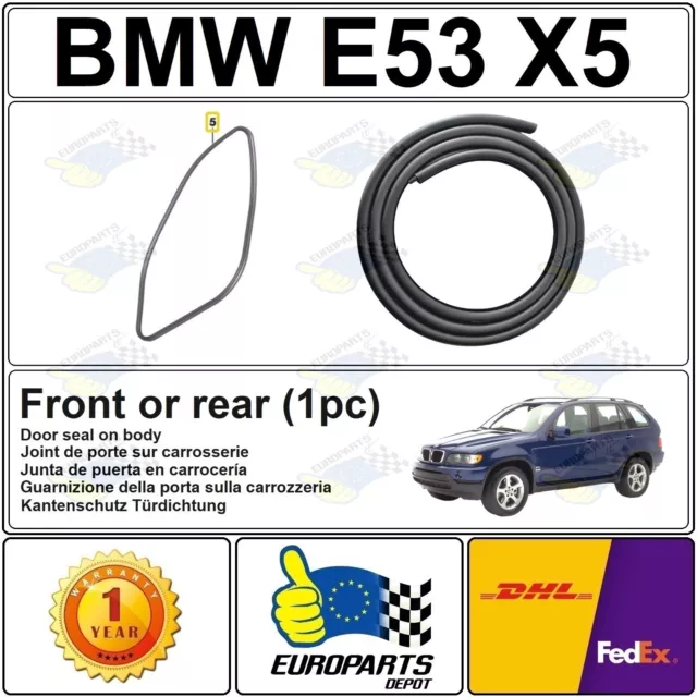 BMW E53 X5 1999-2006 Kantenschutz Türdichtung Gummi Dichtung 1 St 51727025579