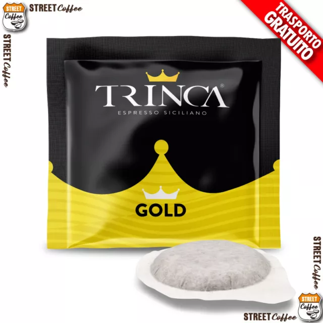 150 300 600 a 900 Cialde caffè Trinca Miscela Cremosa Gold Rossa Intenso gratis