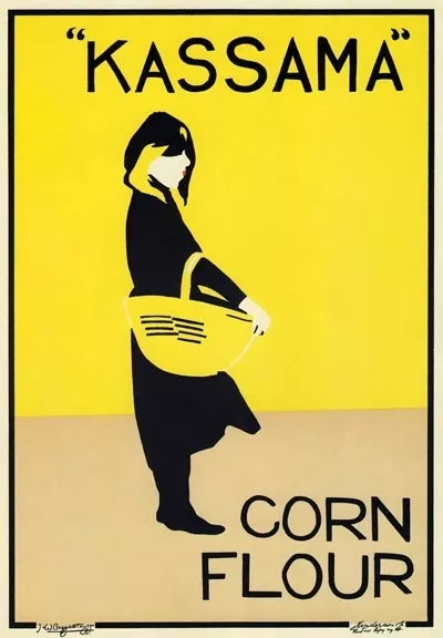 AP167 Vintage British Kassama Corn Flour Advertisement Poster Print A2/A3/A4