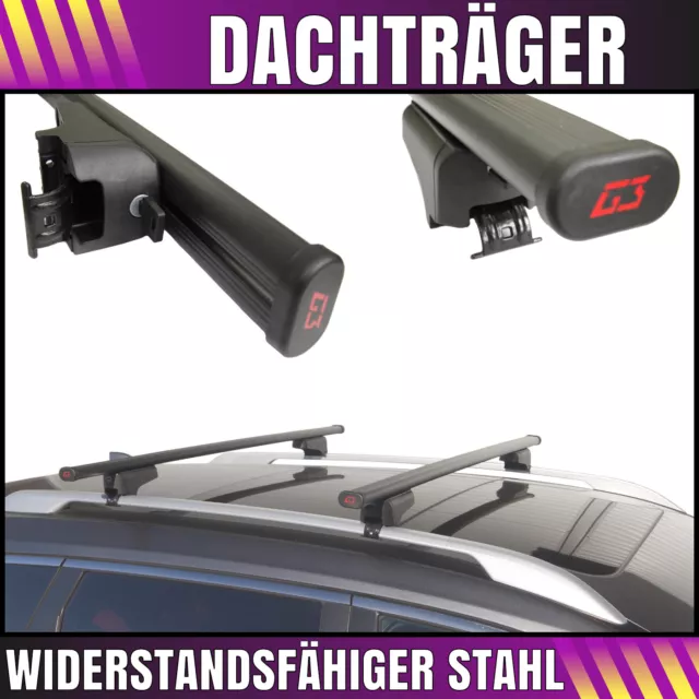 Für VW Tiguan 2 II AD1 ab 16  Stahl Dachträger Relingträger Offene Dachreling