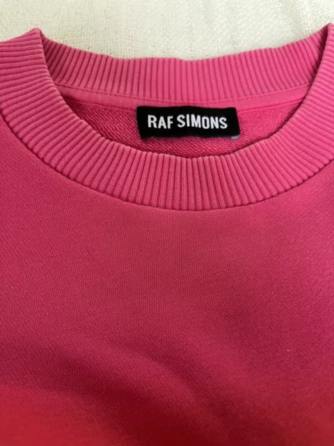 RAF Simons AW14 dip dye ombré sweatshirt  Size S 3