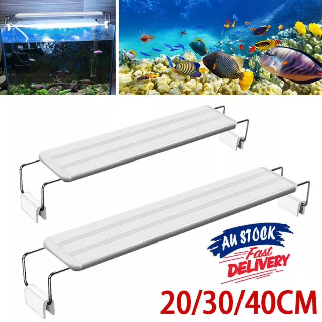 20-40CM Aquarium Light Lighting Full Spectrum Aqua Plant Fish Tank Bar LED Lamp