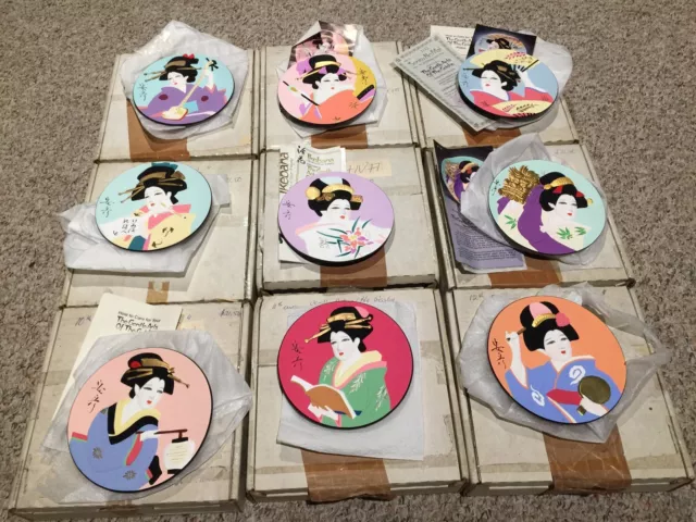 Lot of 9 The Hamilton Collection The Gentle Arts of the Geisha  plates
