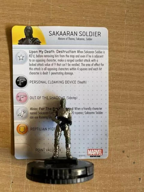 Sakaaran Soldado #006 Guardianes de La Galaxy Película Heroclix