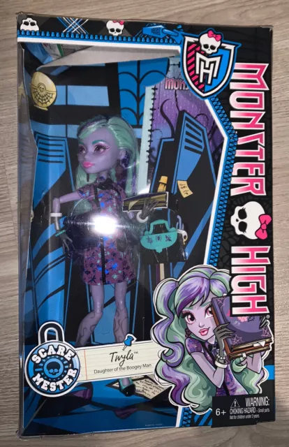 Monster High - Scaremester - Twyla Doll - Daughter of the Boogey Man NIB