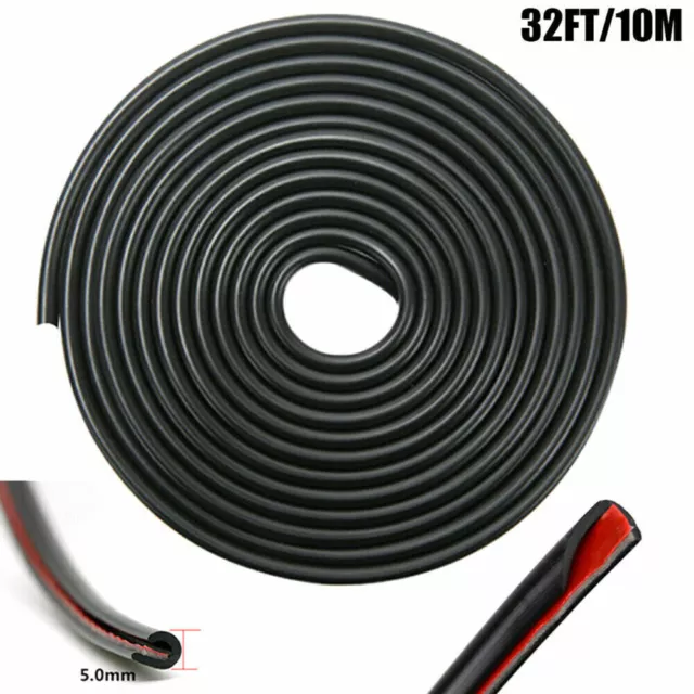 10M Car Door Boot Edge Protector Strip Trim U Shape Guard Seal Rubber Universal