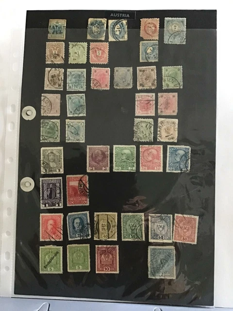 Österreich Briefmarken Seite Ref. R24371