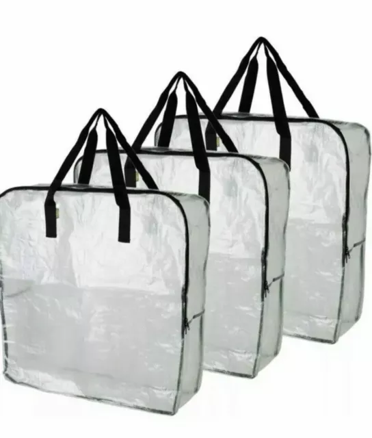 IKEA - DIMPA Storage Bag, Transparent, 65x22x65 cm