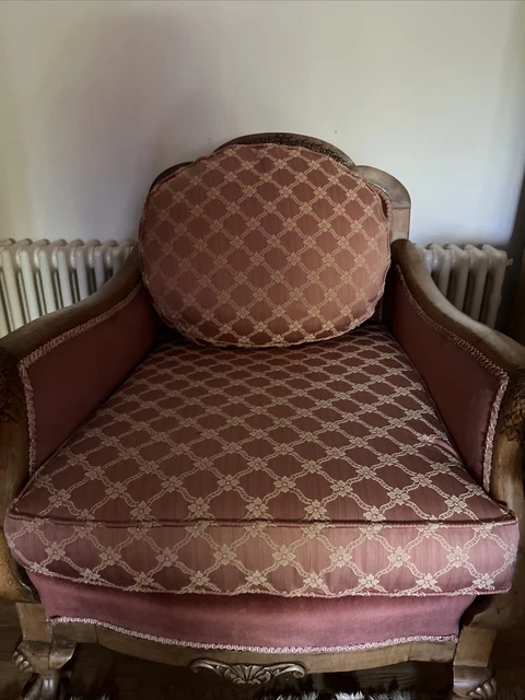 Wow Antique Pair Chairs Cottage Interior Country House Matching Sofa Sep Listing