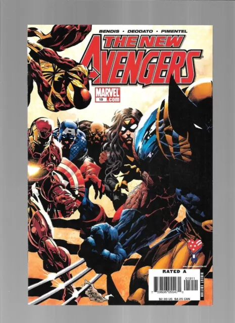 New Avengers 19 25 Lot Of 2 Comic Books Marvel Captain America Wolverine Iron Ma