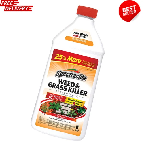 WEED AND GRASS Killer Concentrate 40 Ounces, Use On Patios, Walkways