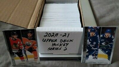 2020-21 Upper Deck Series 2 Complete Base Set Hockey NHL #251-450