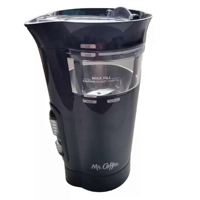 Mr. Coffee Electric Grinder Coffee Mill, IDS77, Black 12 Cup 130W