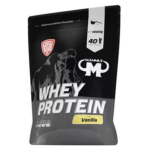 Best Body Mammut Whey Protein 1000 g Zip-Beutel Eiweiß (Geschmack wählbar)