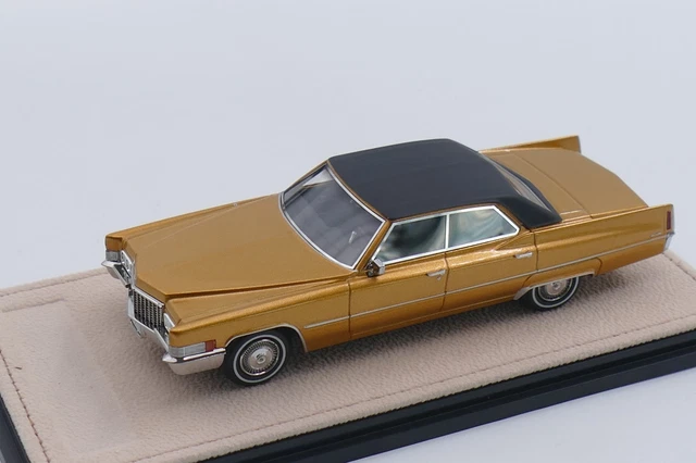 CADILLAC - ELDORADO BIARRITZ 1978 - BEIGE BROWN - 78005 - STAMP-MODELS - 1/43 - miniature américaine
