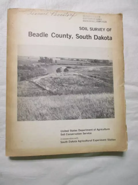 1979 Soil Survey of Beadle County, South Dakota - Intact with Maps