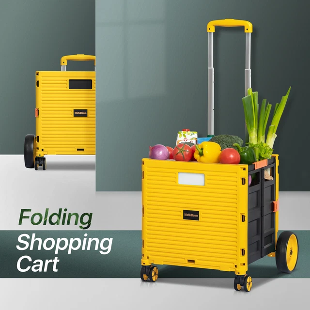 YELLOW COLLAPSIBLE[OVERSIZE Cart Folding Utility